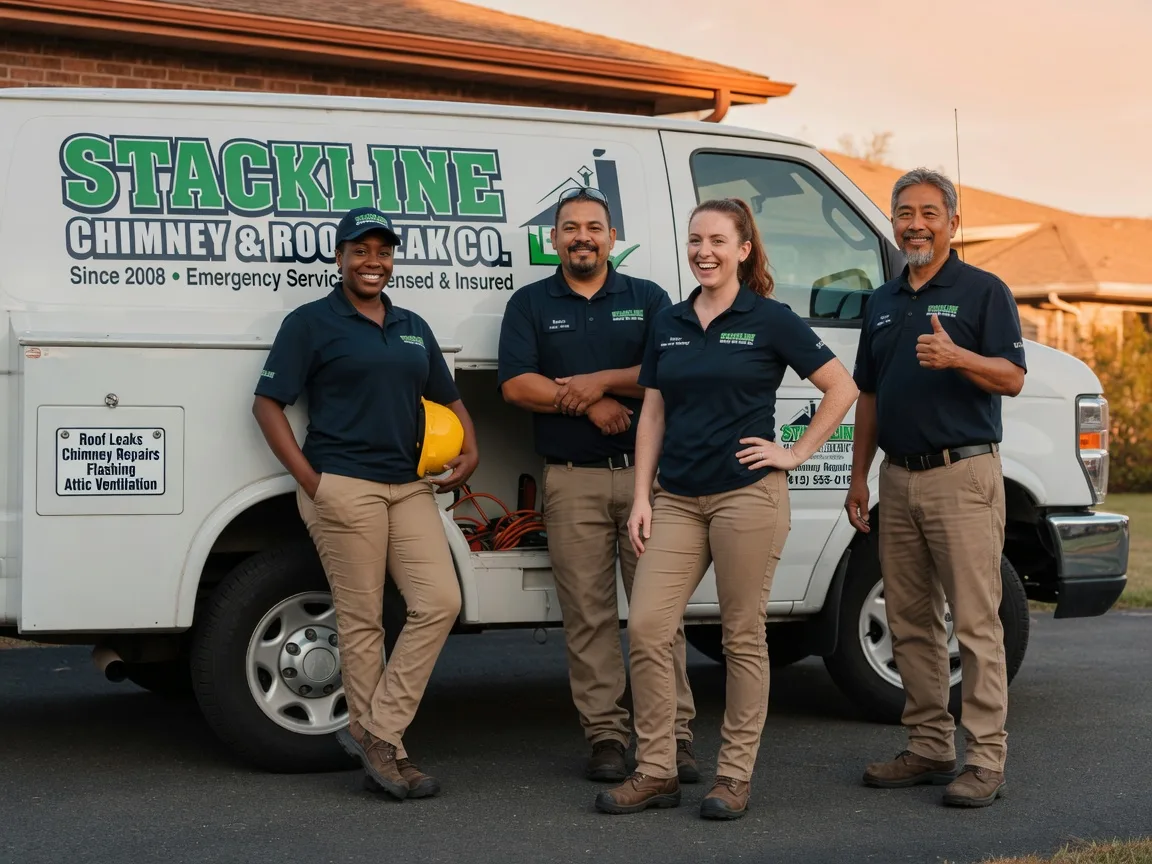 Chimney flashing repair company in Carbon, TX
